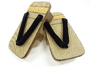 畳表風男物桐下駄（23.5センチ）